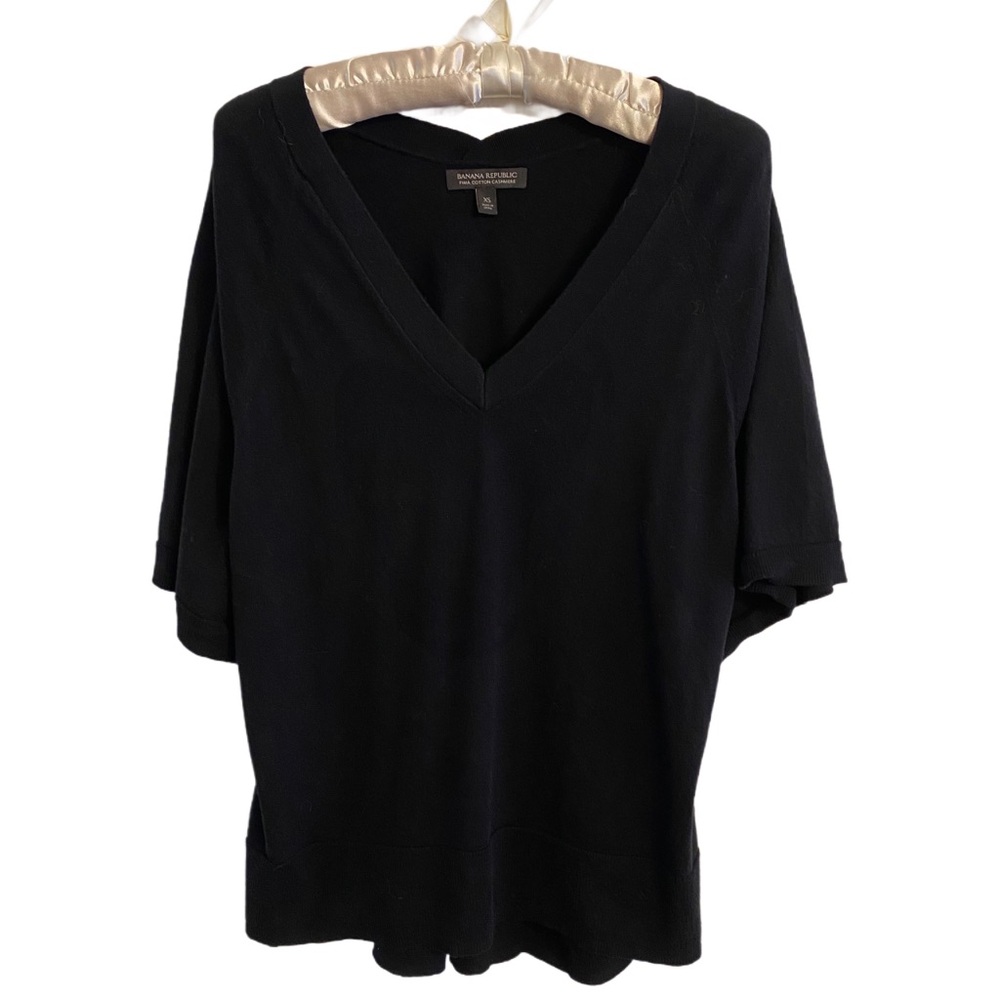 Banana Republic Drapey Cotton/Cashmere Pullover Size XS